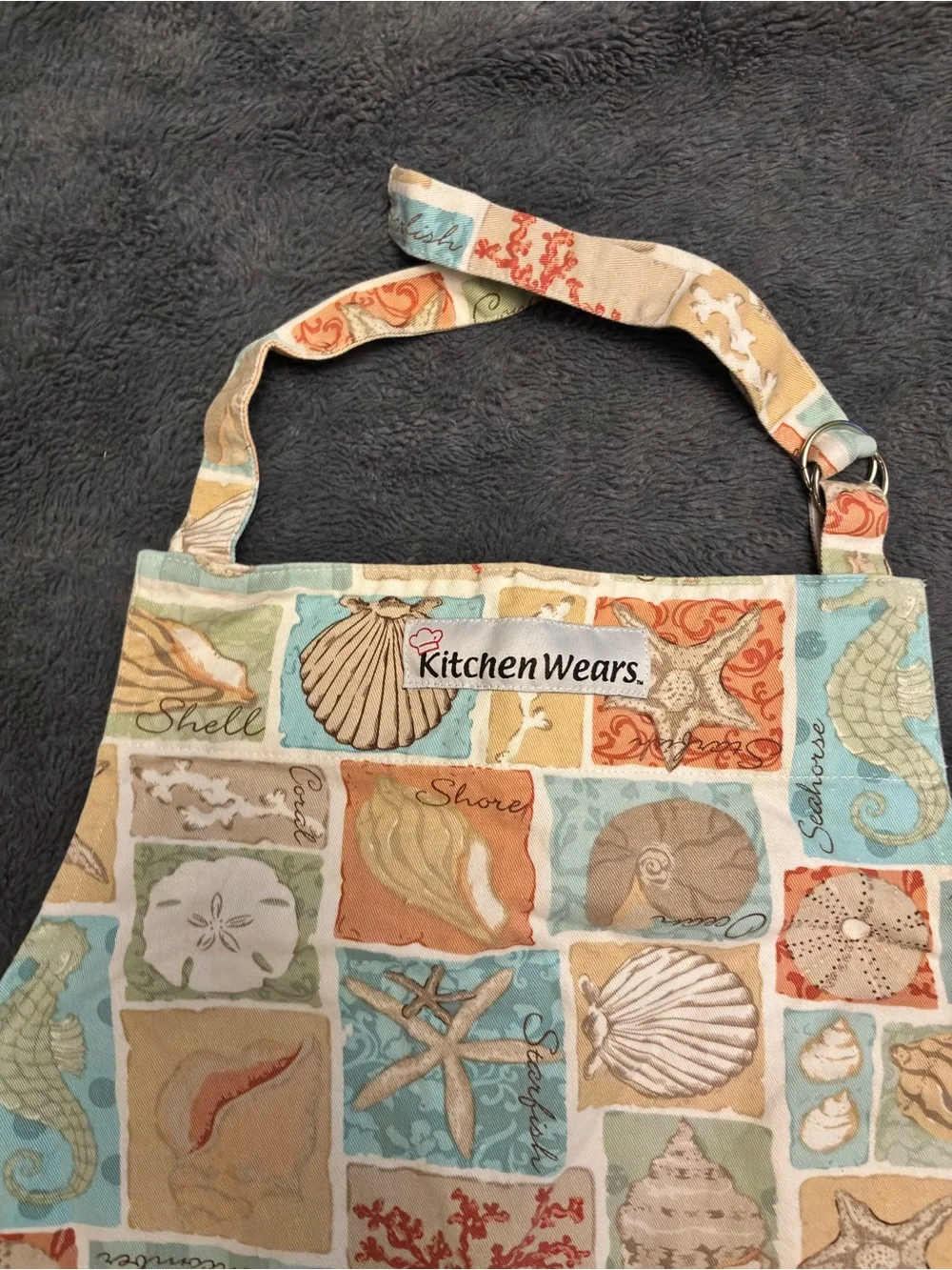 Kitchen wears apron coastal